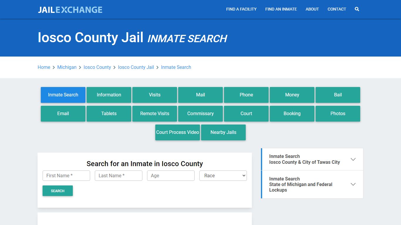 Iosco County Jail, MI Inmate Search: Roster & Mugshots