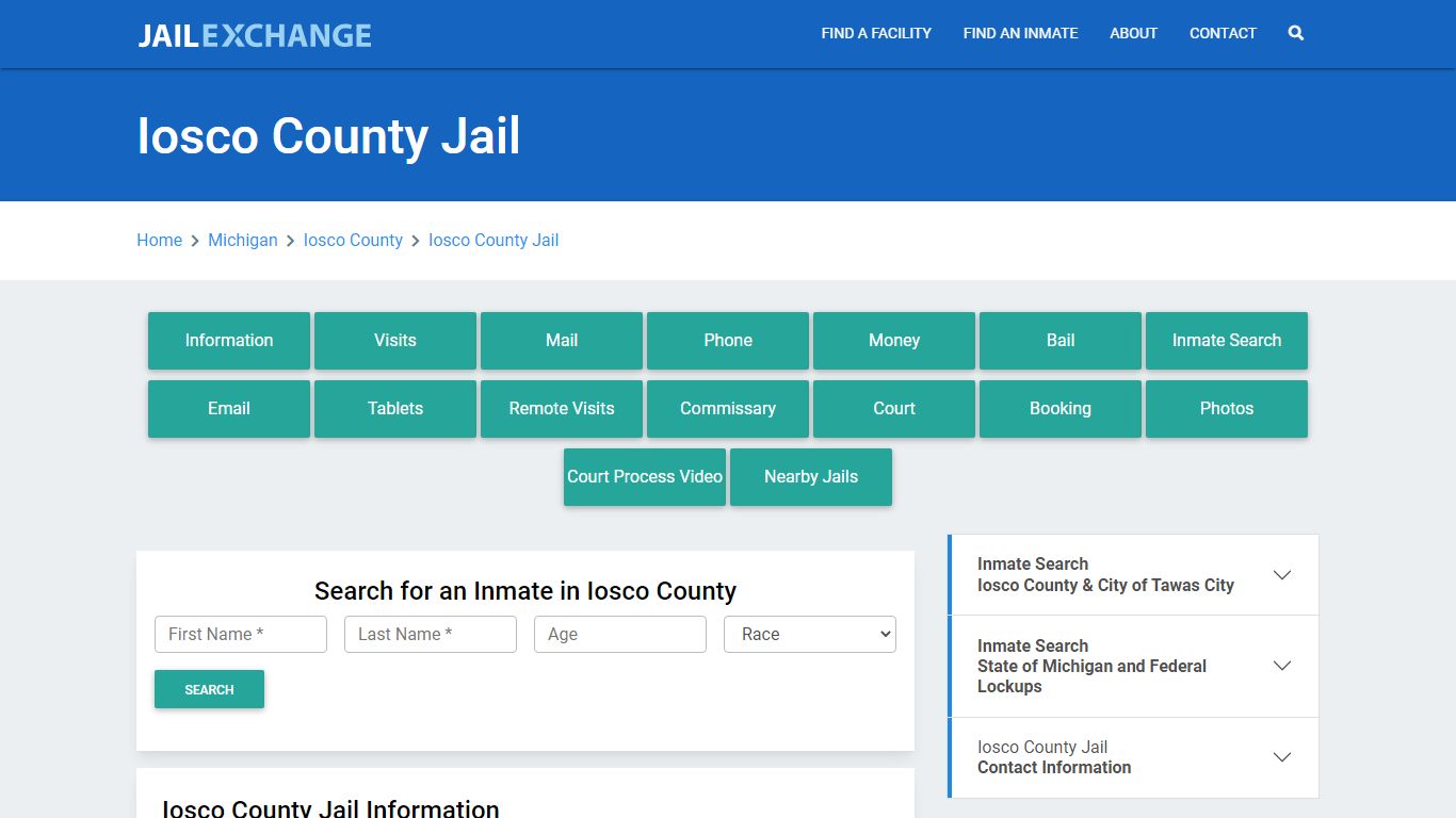 Iosco County Jail Roster Lookup, MI, Inmate Search